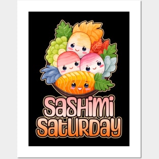 Sashimi Saturday Foodie Design Posters and Art